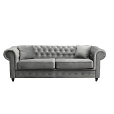 Newport 3 Seater Sofa Asphalt Plush