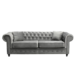 Newport 3 Seater Sofa Asphalt Plush