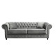 Newport 3 Seater Sofa Asphalt Plush