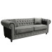 Newport 3 Seater Sofa Asphalt Plush