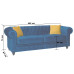 Newport 3 Seater Sofa Marine Plush