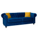Newport 3 Seater Sofa Marine Plush
