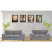 Hugo Grey 2 seater