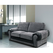 Jocelyn 2 Seater Sofa Grey Black
