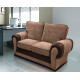 Jocelyn 2 Seater Sofa Beige Brown