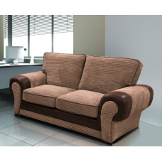 Jocelyn 3 Seater Sofa Beige Brown