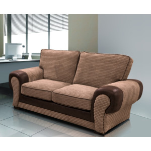 Jocelyn 3 Seater Sofa Beige Brown