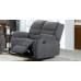 Lazy-B Fabric 2 Seater Recliner Grey