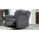 Lazy-B Fabric 2 Seater Recliner Grey