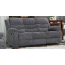 Lazy-B Fabric 3 Seater Recliner Grey