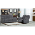 Lazy-B Fabric Corner Recliner Grey