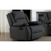 Lazy-B Black Armchair Recliner