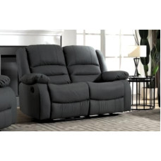 Lazy-B 2 Seater Recliner Black