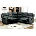 Lazy-B 3 Seater Recliner Black
