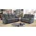 Lazy-B Corner Recliner Grey