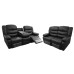 Lazy-B 3+2 Seater Recliner Black