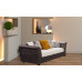 Lola 3 Seater DK Grey-Silver Check
