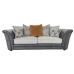 Lola 3 Seater Grey Check