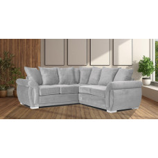 Neveda 2CR2 Corner Sofa Silver