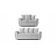Neveda 3+2 Seater Sofa Silver