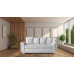 Neveda 3 Seater Sofa Silver