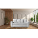 Neveda 3 Seater Sofa Silver
