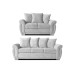 Neveda 3+2 Seater Sofa Silver