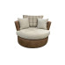 Montana 4 Seater Oatmeal Formal Back