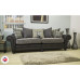 Montana 3 Seater Grey Formal Back