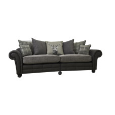 Montana 4 Seater Grey Scatter Back