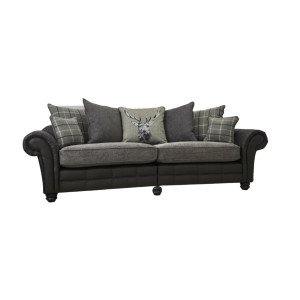 Montana 4 Seater Grey Scatter Back