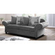 Nicole 3 Seater Graphite