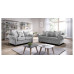 Nicole 3 + 2 Seater Silver