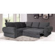 Knightbridge Full Corner Sofa Bed Graphite