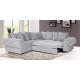 Knightbridge Scatter Corner Sofa Bed Silver