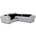 Knightbridge Corner Sofa Bed Silver
