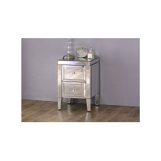 Italia 2 Drawer Bedside Cabinet