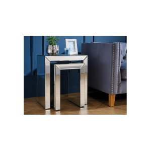 Italia Mirrored Nest of Tables