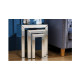 Italia Mirrored Nest of Tables Trio