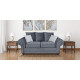 Amalfi 2 Seater Sofa Dark Grey - Graphite