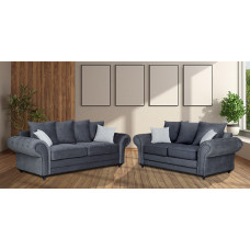 Amalfi 3+2 Seater Sofa Graphite - DK Grey