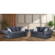 Amalfi 3+2 Seater Sofa Graphite - DK Grey