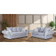 Amalfi 3+2 Seater Sofa Silver Grey
