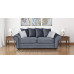 Amalfi 3 Seater Sofa Graphite - DK Grey