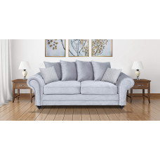 Amalfi 3 Seater Sofa Silver Grey