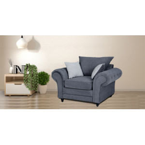 Amalfi Armchair Graphite - DK Grey