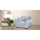 Amalfi Armchair Silver Grey