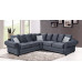 Amalfi 3 Seater Sofa Graphite - DK Grey