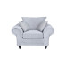 Amalfi Armchair Silver Grey