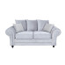 Amalfi 3+2 Seater Sofa Silver Grey
